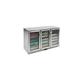  Vitrina botellera Polar acero inoxidable 3 puertas pivotantes
