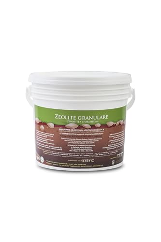 Zeolite granulare 1-3mm substrato ammendante (Cactus-bulbi-trapianti in vaso) - 3Kg - COLTIVAZIONE BIOLOGICA DI ALTA QUALITÀ
