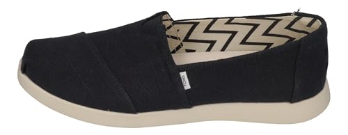 Image of TOMS Women's Alpargata Plus Slip On Espadrille, Textile Upper, Relaxed Fit, CloudBound Insole, Stretchy Easy On and Off