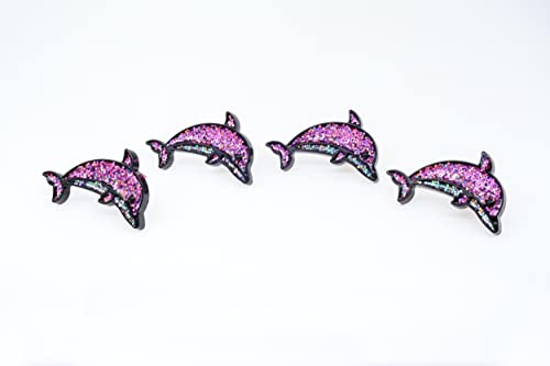 Image of FD&D Multiple Use Shining Screw Cap, Pink Dolphin Pattern with M5 Machine Screw