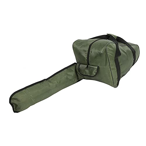 YWBL-WH Kettensägen-Tragetasche Robuste, wasserdichte Oxford-Tragetasche für Holzfäller (Army Green-22inch)