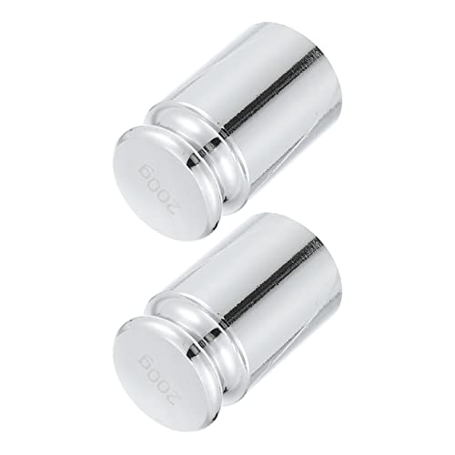 Scicalife Tool 2Pcs Calibration Weight 200 Gram Steel Scale Balance Calibration Weight For Digital Scale Gram Scale Balance Jewelry Scale School Teaching Instrument Tools #TOP2