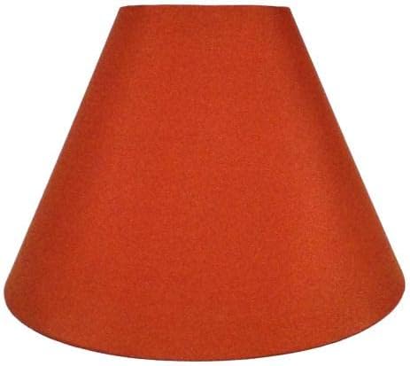Sunshine Creation Fabric 10 Inches Table Lamp Shade Rust Color Suitable For Both B22 & E27 Holder Rings
