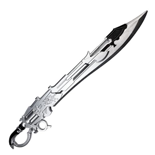 damdos Halloween Prop Fantasy PU Foam Cosplay Hardedge Gunblades Sword, Gunblades Cloud Strife Buster Armor Break Sword Remake Sword Knife Weapon Birthdays...