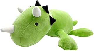 Weighted Dinosaur Plush. Green 17 Inch 1.2Ib Soft Weighted Plush Dinosaur Throw Pillow, Pressure Touch Weighted Stuffed Animal for Toy Birthday Gifts