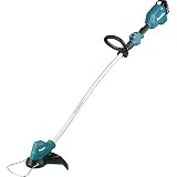 Sin escobillas. Makita DUR189RFE - Cortador de hierbas sin escobillas, 18 V, 3 Ah, 1 cargador rápido