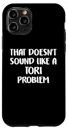 TORI Personalized Cute Flower Girls TORI Name スマホケース iPhone 11 Pro 用