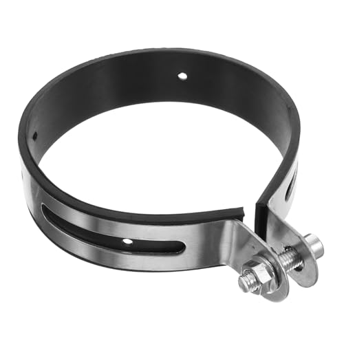 Silenciador con perno en U PRETYZOOM de acero inoxidable para reparar escapes