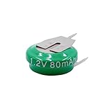 Technologie: NiMH | Kapazität: 80 mAh (1.2 V/ 0.096 Wh)