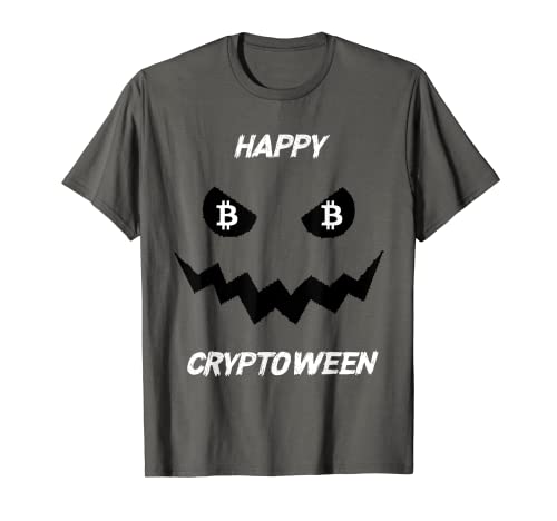 Cryptoween halloween pixelado crypto comprar el mejor bitcoin Camiseta