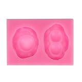 EXCEART Molde De Silicona Para Repostería Moldes De Chocolate Y Bombones Forma De Huevo Frito Molde De Silicona Para Horno 4.13X2.95 Pulgadas Fácil De Usar Y Limpiar