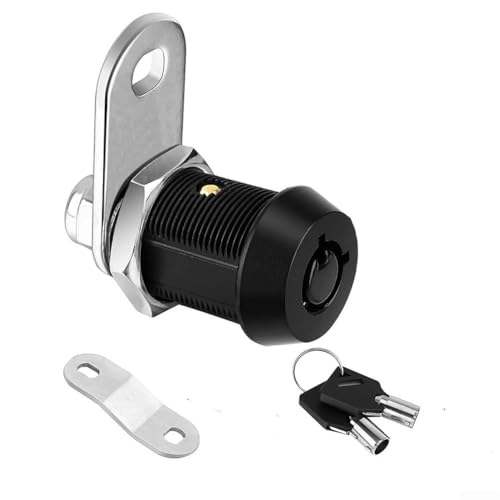 Reliable 17mm Tubular Locking System for Mailboxes and Cabinets with Dual Key Access
