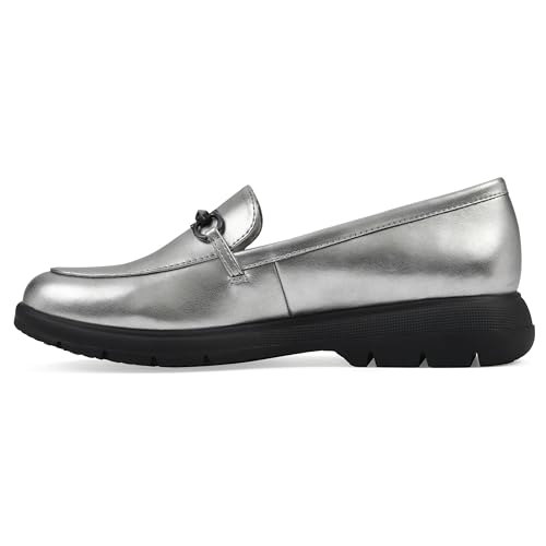 Image of CLIFFS BY WHITE MOUNTAIN Women's Flow Cushioned Lug Sole Loafer Flat