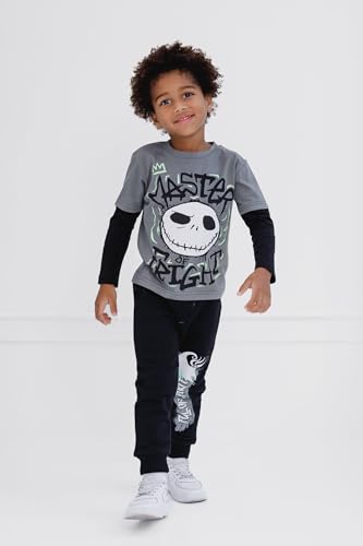 Image of Disney T-Shirt and Fleece Pants Outfit Set Infant to Big Kid Sizes (12 Months - 18-20)