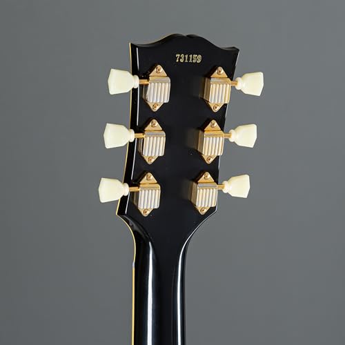 Gibson 1957 LP Custom Bigsby 3PU VOS Ebony #731159 – Guitare Électrique Personnalisée - Les Beatles, Paul McCartney, John Lennon, RIngo Starr, George Harrison Gibson 1957 LP Custom Bigsby 3PU VOS Ebony #731159 - Guitare Électrique Personnalisée – Image 6
