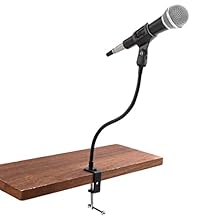 【Fits For Most Microphones】The diameter of the microphone that this microphone arm stand is suitable for is about 25mm-38mm/0.98inch-1.5inch, which is suitable for most microphones and is more practical. 【360° Adjustable & Flexible】This adjustable go...