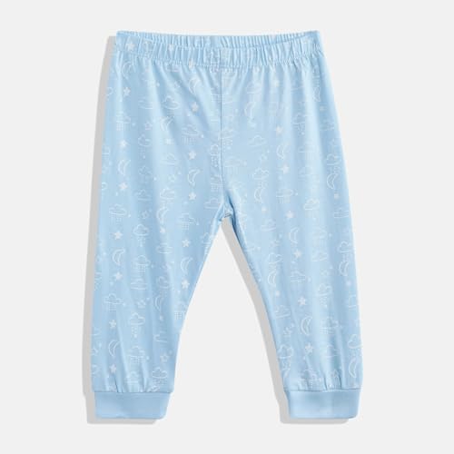 Image of Mothercare Girls Autumn Charm Printed Full Sleeve 4-Piece Top and Pyjama Set