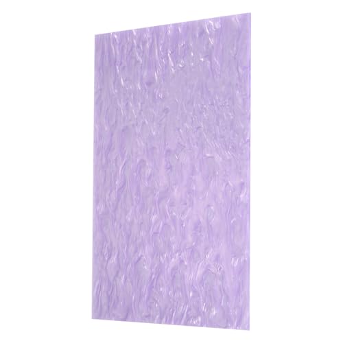 Image of MECCANIXITY 1 Pcs Glitter Pearl Acrylic Sheet,12 inch x 8 inch x 1 /8 inch Pearlescent Cast Pmma Plastic Sheets Extruded Translucent Blanks for DIY Art Crafting Laser Cutting & Engraving,Purple