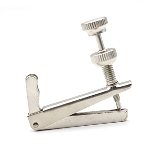 Toddmomy 4Pcs Violin String Fine Adjusters Tuners for Violins Silver Precision Tuning Hooks for Accurate Tone Durable and Stylish Design