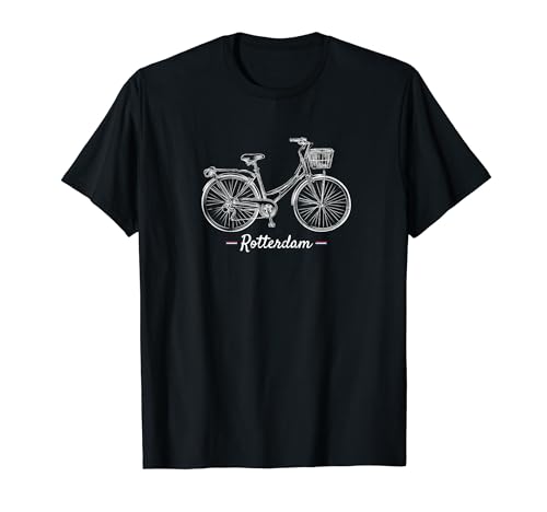 Vintage Bicycle Rotterdam Netherlands | Bike Lover T-Shirt