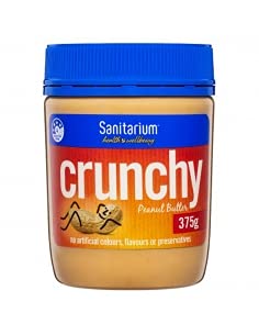 Sanitarium Health Food Company Crunchy Peanut Butter 375gm