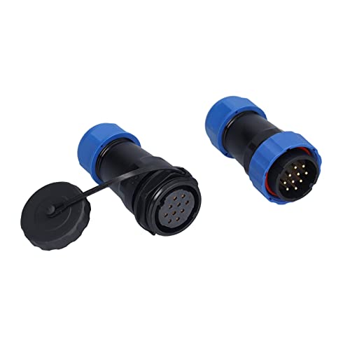 Conector Aviación SP28 IP68 PA66 PPS 10 Pines miniatura 5