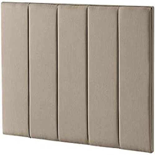 Image of Silentnight Brescia Upholstered Headboard, Sandstone Fabric, King
