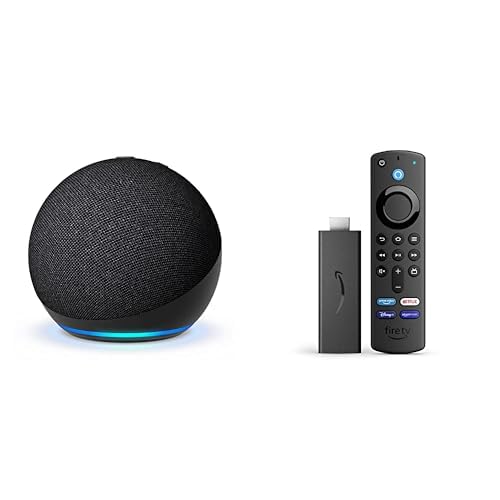 Echo Dot (5th generation, 2022 release) Charcoal + Amazon Fire TV Stick