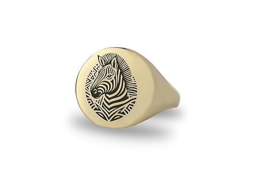 Bague unisexe Zebra en or 14k : le cadeau mémorable pour un style audacieux