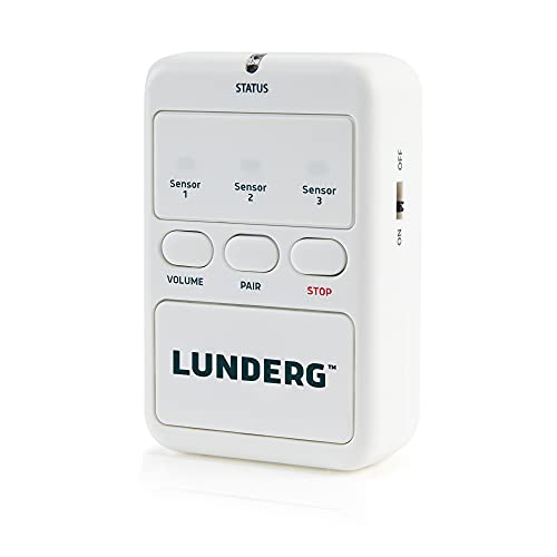 Lunderg Monitor Pager Replacement Bed or Chair Alarm Systems - Includes ONLY Pager, Batteries and Wall-Mount (Sensor PAD and Other accesories NOT Included)