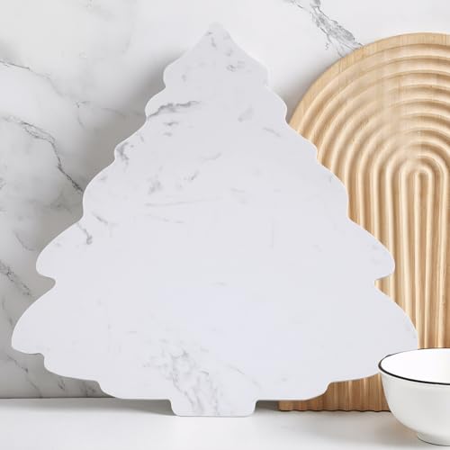Marble Christmas Tree Cheese Board