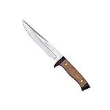 Klingenmaterial: 420 Stahl Muela Unisex – Erwachsene Messer Buchenholzgriff, Silber, one Size
