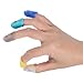 Molain 24Pcs Silicone Finger Protectors for Kids, 6 Colors Guitar Fingertip Protector Finger Covers for Ukulele and Bass