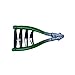 kowaku Sports Starting Clamp Stringing Machine Starting Clamp, Wide Head, Tennis String Starting Clamp for Equipment Tennis Badminton Racket, Green