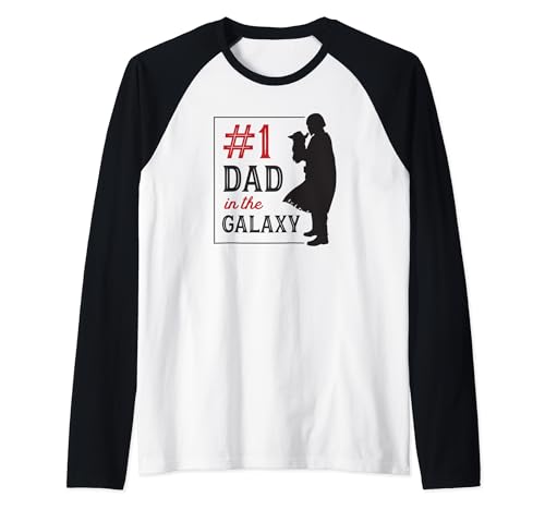 T-shirt The Mandalorian Father's Day Dadalorian coupe Raglan homme