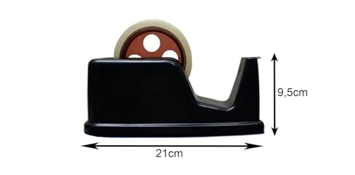 Porta Durex de Mesa Grande Suporte para Fita Adesiva