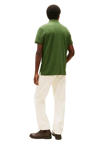Image of Tommy Hilfiger Men's Short Sleeve Polo Shirts in Regular Fit With Stretch and Organic Pique Cotton