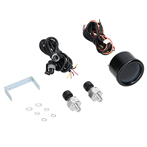 Manomètre de pression d'air LED 220Psi HUIOP avec double capteur de suspension 1/8 NPT - 6