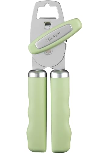 Image of Zulay Kitchen Manual Can Opener Heavy Duty Patented Stainless Steel, Sage