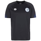 Bequemer Tragekomfort UMBRO FC Schalke 04 Trainingsshirt Herren schwarz/dunkelblau, S (44/46 EU)