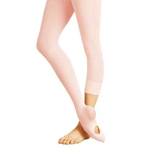 Image of 2 Pairs Girls' Ultra Soft Pro Dance Tights Ballet Transition Daily Student Tights (Toddler /Little Kid /Big Kid)
