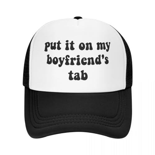 Image of I Got A Guy Trucker Hats for Women Black Men Trendy Gift Pink Hats for Men