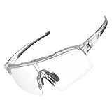 Sunbowglint Sports Safety Glasses for Men Women Unbreakable TR90 Frame Clear Goggles Baseball Cycling Fishing Glasses