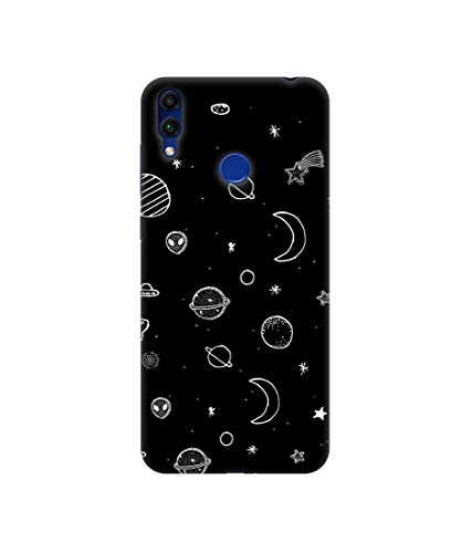 Image of Amazon Brand - Solimo Designer Solar System 3D Printed Hard Back Case Mobile Cover for Huawei Honor 8C