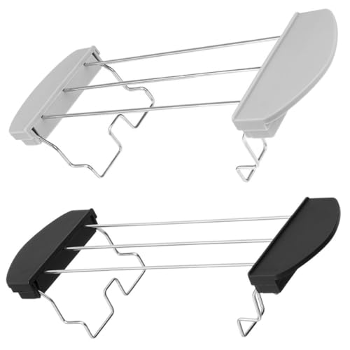 Garneck Rejillas Diseño Antiquemaduras para Silicona de Tostadora y Acero Inoxidable 2 Piezas Multiusos para Calentar en Tostadas y Sándwiches Casa
