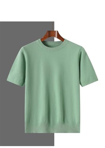 Men's Pullover Sweaters Short Sleeved Comfortable and Breathable Knitted Thin Casual Tops3