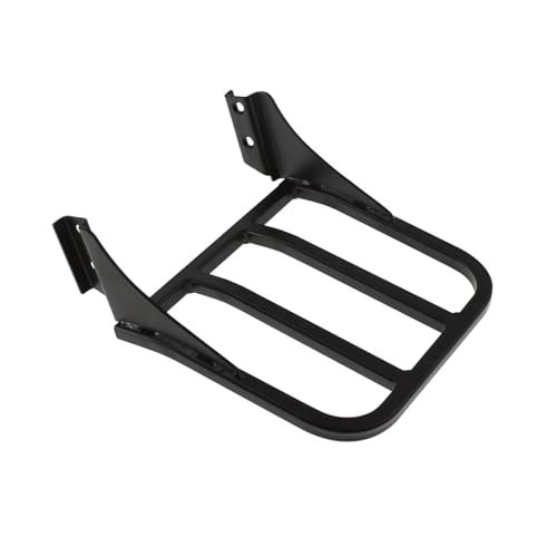 Support porte-bagages de dossier moto en acier robuste pour custom Dyna et Sportster XL