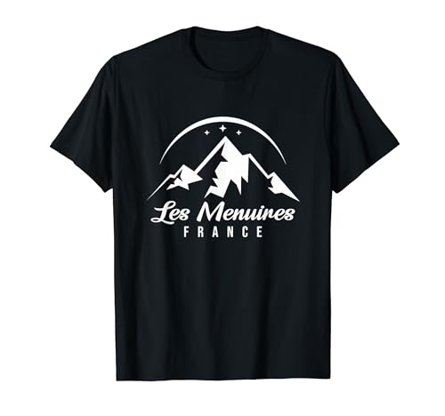 Les Menuires France Ski Ski Snowboard Souvenir T-Shirt