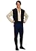 Rubies Costumes Men's Star Wars Deluxe Han Solo Adult Costume