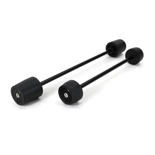 Sturzbügel Für Aprilia RSV4 RF RSV4 RR RSV4 R Für Tuono V4 RR 2009-2022 Motorrad Vorderachse Hinterachse Gabel Crash Sliders Radschutz(Schwarz)